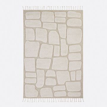 Ковер из шерсти Zalya 200 x 290 см бежевый