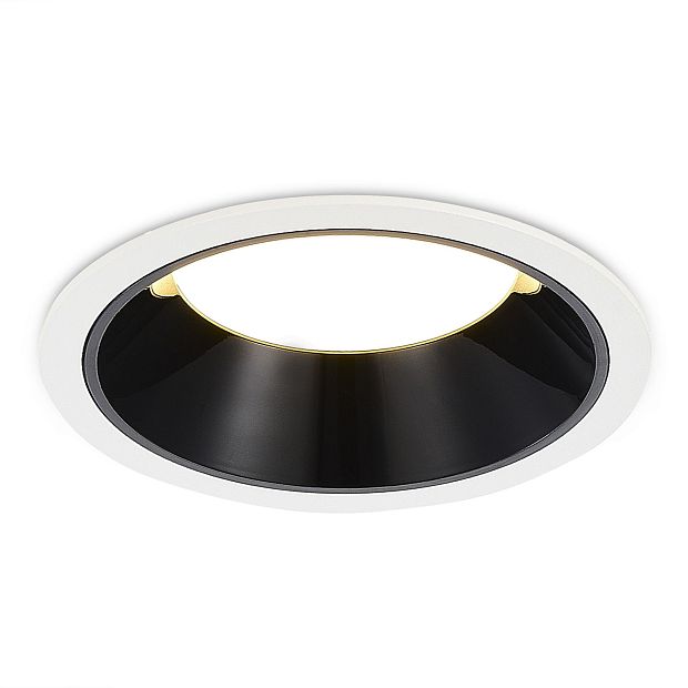 Св-к встр. Черный LED 1*12W 3000K 1 080Lm Ra80 120° IP20 D105xH50 100-240V