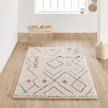 Ковер в берберском стиле Kiana 200 x 250 см разноцветный