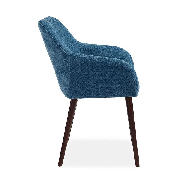 Кресло ADELLE венге/голубой