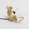 Превью Настольная лампа Mouse Lamp Sitting GOLD USB