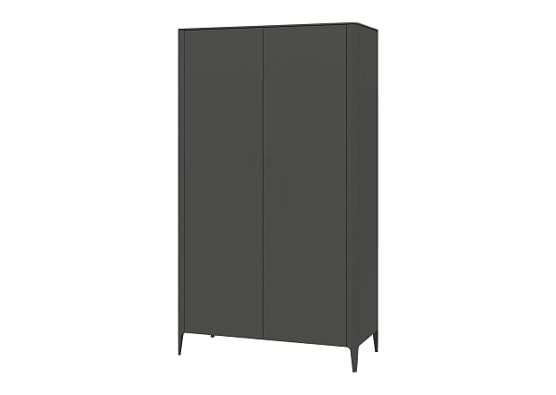 Шкаф Type 2-х створчатый высокий (темно-серый)