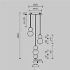 Превью Подвесной светильник Drop MOD273PL-L33CH3K