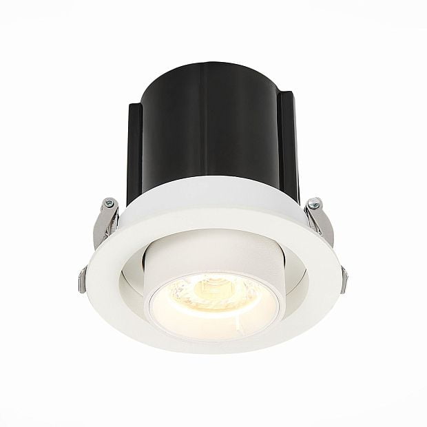 Св-к встр. Белый LED 1*12W 3000K 900Lm Ra80 24° IP20 D90xH92 180-240V