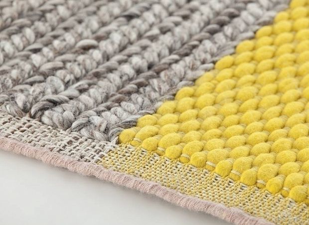 Ковер Mangas Space Plait Yellow 260x260