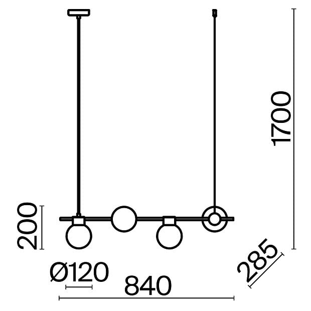 Подвесной светильник Gatsby FR5232PL-04B