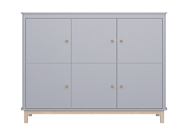Шкаф Classic низкий (серый)