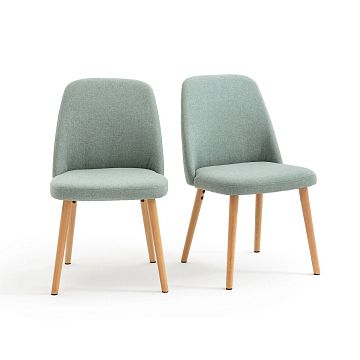 Комплект из 2 стульев, Jimi La Redoute зеленый