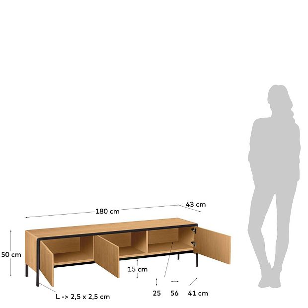 Тумба для ТВ Nadyria 180 x 50 cm