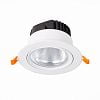 Превью Св-к встр. Белый LED 1*15W 3000K 1 125Lm Ra80 36° IP20 D109xH65 220-240V