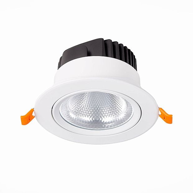 Св-к встр. Белый LED 1*15W 3000K 1 125Lm Ra80 36° IP20 D109xH65 220-240V