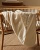 Превью Deya baby towel cape in white cotton with patterns