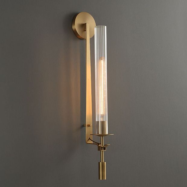 Настенный светильник Wall lamp 88043W brass