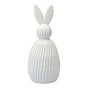 Превью Декор из фарфора белого цвета trendy bunny из коллекции essential, 12,5х12,5x30,5 см