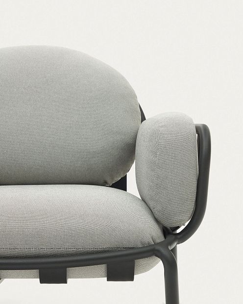 Joncols Алюминиевое кресло для улицы серого цвета