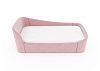 Превью Диван-кровать KIDI Soft с низким изножьем 90*200 см R антивандальная ткань (розовый)