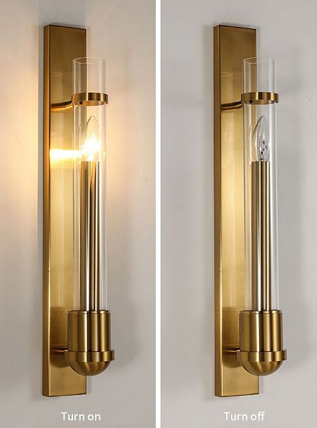 Настенный светильник Wall lamp 88042W brass