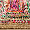 Превью Ковер из джута и разноцветного хлопка Jaco 200 x 290 см разноцветный