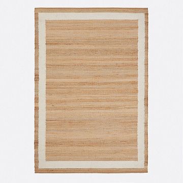 Ковер из джута и шерсти Arian 200 x 290 см бежевый
