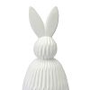 Превью Декор из фарфора белого цвета trendy bunny из коллекции essential, 12,5х12,5x30,5 см