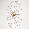 Превью Бра Wheel 90 cm золотой + цоколь 20 cm золотой