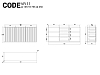 Превью Комод на цоколе Code VR11 ваниль RAL 9010
