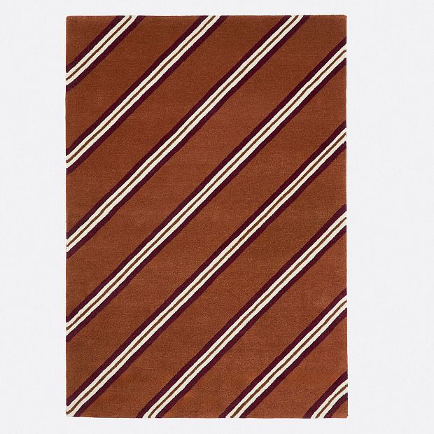 Ковер из чистой шерсти Georgio 200 x 290 см каштановый