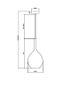 Превью Подвесной светильник Maytoni MOD271PL-01B3