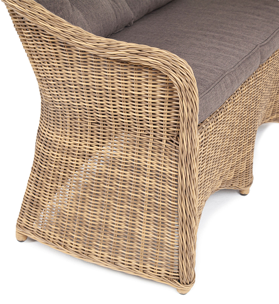 Ravenna "Равенна" диван двухместный плетенный из ротанга, цвет соломенный
