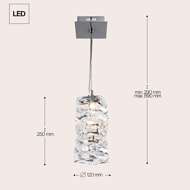 Подвесной светильник Coil MOD124PL-L3CH3K