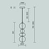 Превью Подвесной светильник Maytoni MOD307PL-L36BS3K