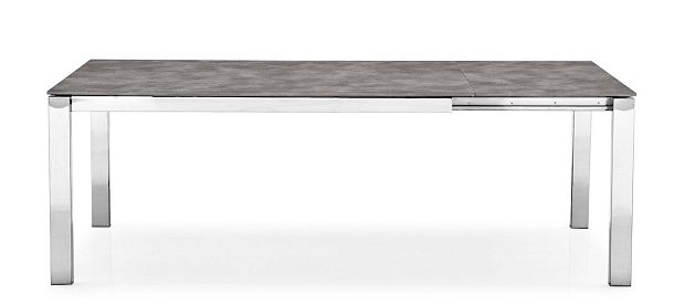 Обеденный стол Baron раздвижной металл/керамика 130 см