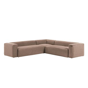 Диван угловой 6 местный Blok 320 x 320 cm розовый