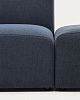 Превью Neom 2-х местный диван со задним модулем синего цвета 244 см