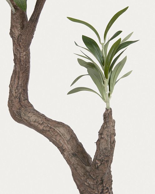 Искусственное оливковое дерево Olivo с черным горшком 140 см