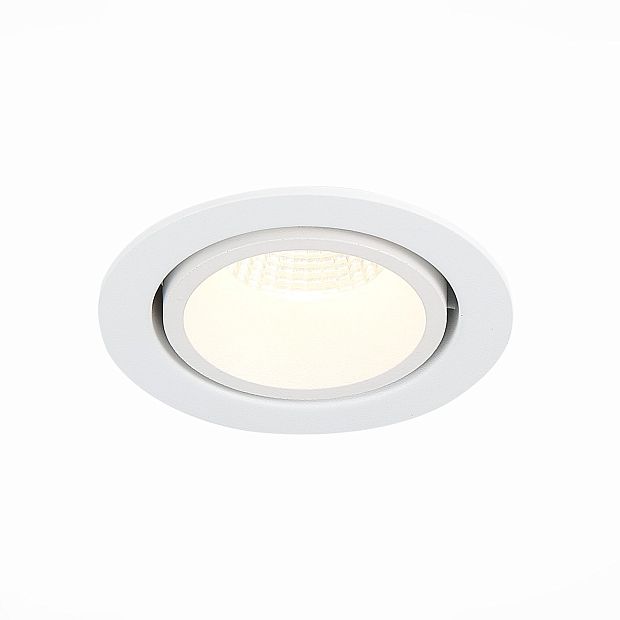 Св-к встр. Белый LED 1*10W 3000K 750Lm Ra>90 38° IP20 D102xH85 170-240V