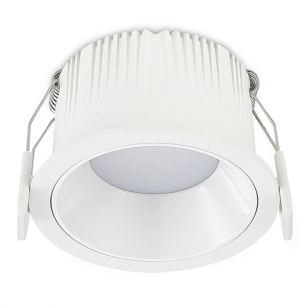 Св-к встр. Белый LED 1*7W 3000K 630Lm Ra80 120° IP20 D85xH45 100-240V