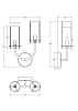Превью Настенный светильник (бра) Arco MOD223WL-02BS1