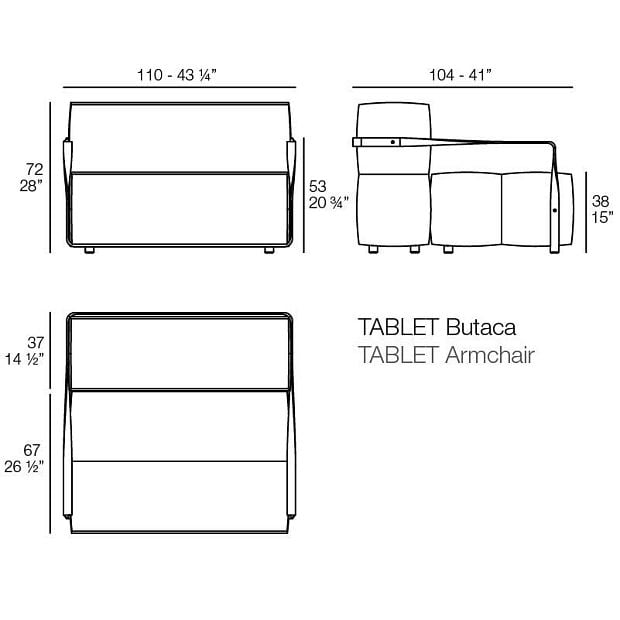 Кресло Tablet