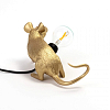 Превью Настольная лампа Mouse Lamp Lyie Down Gold USB